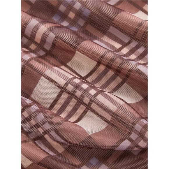 Flounce Neck Blouse And Fishtail Bodycon Maxi Skirt, Elegant Vintage 2-Piece - Picture 8 of 8